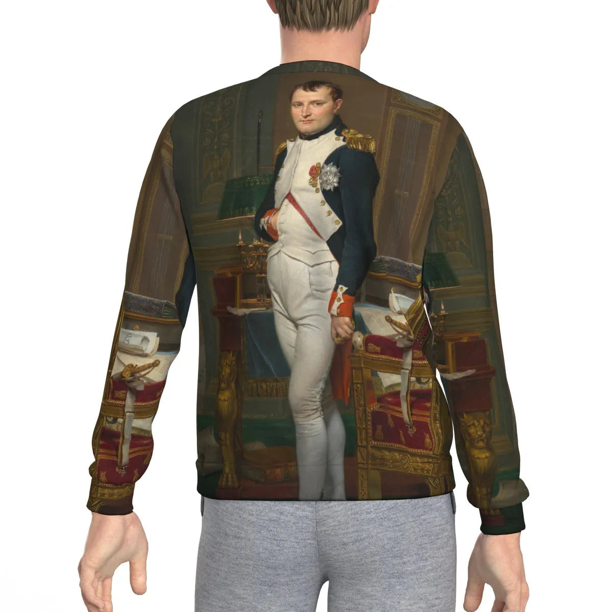 Emperor Napoleon in His Study at the Tuileries Sweatshirt