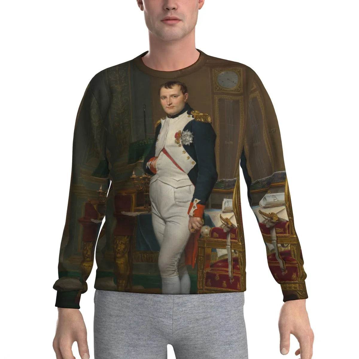 Emperor Napoleon in His Study at the Tuileries Sweatshirt