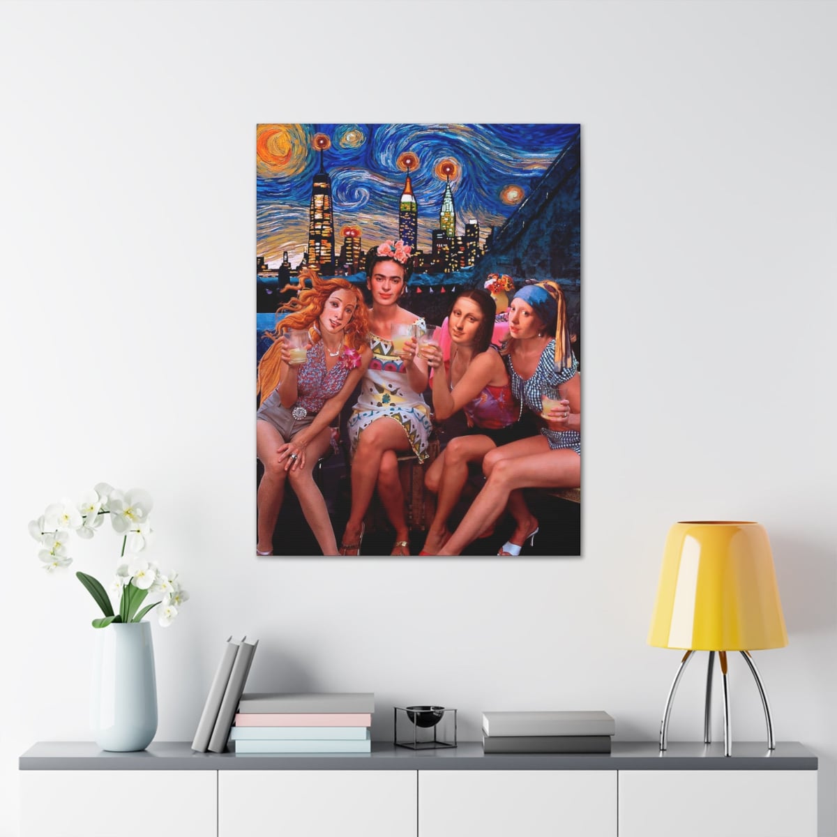 Discover Famous Artists Woman Party Canvas Gallery Wraps