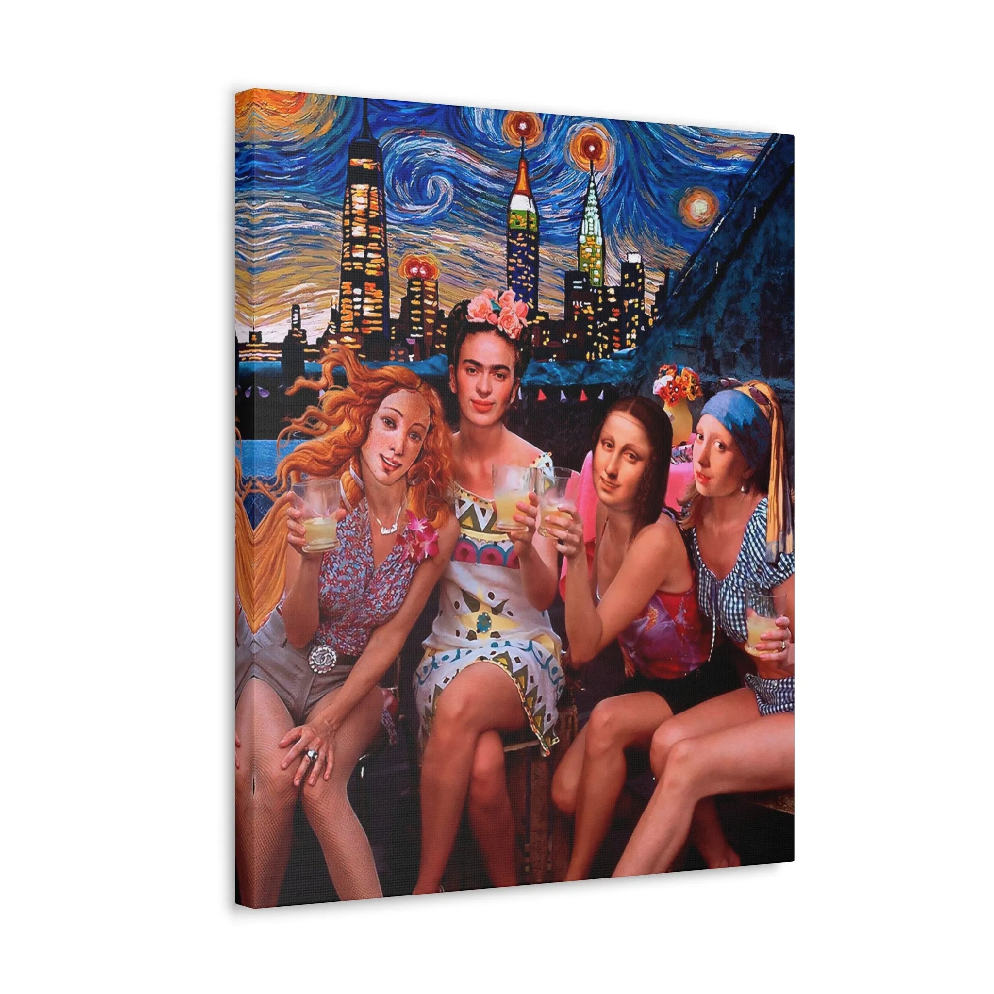 Discover Famous Artists Woman Party Canvas Gallery Wraps