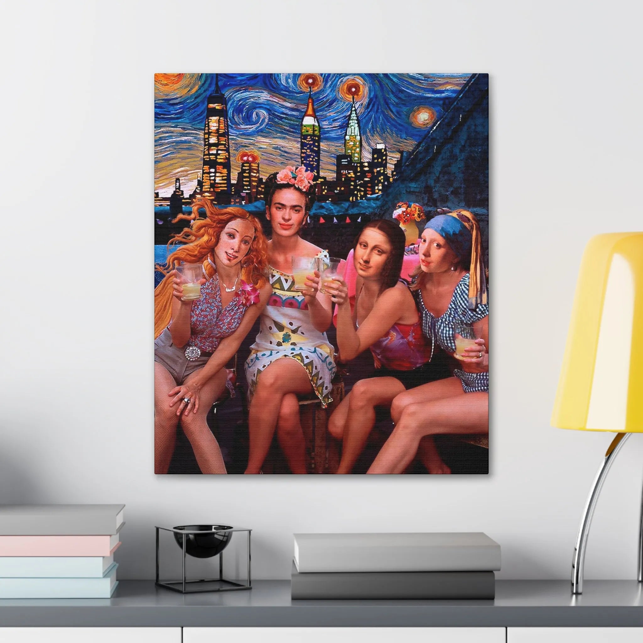 Discover Famous Artists Woman Party Canvas Gallery Wraps