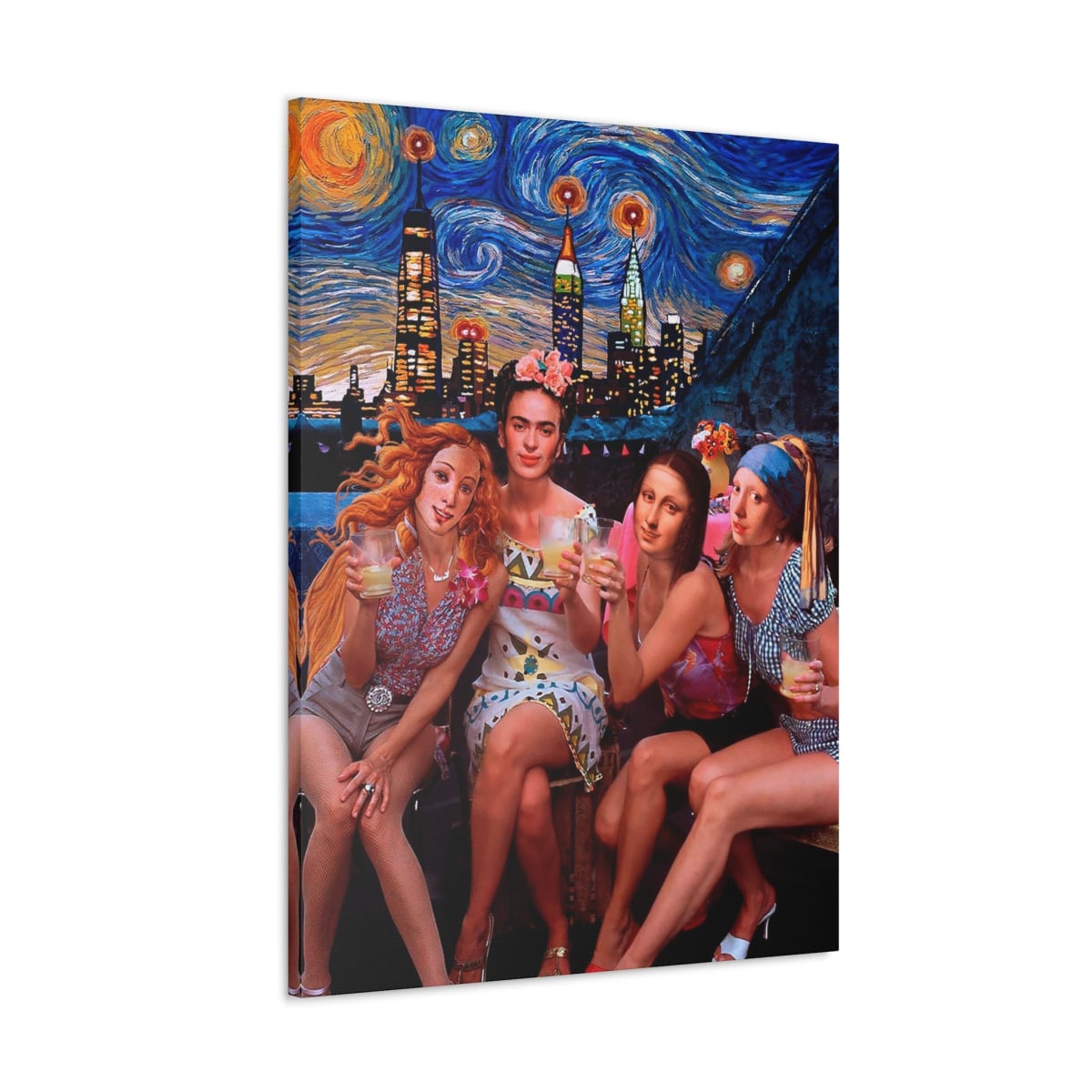 Discover Famous Artists Woman Party Canvas Gallery Wraps