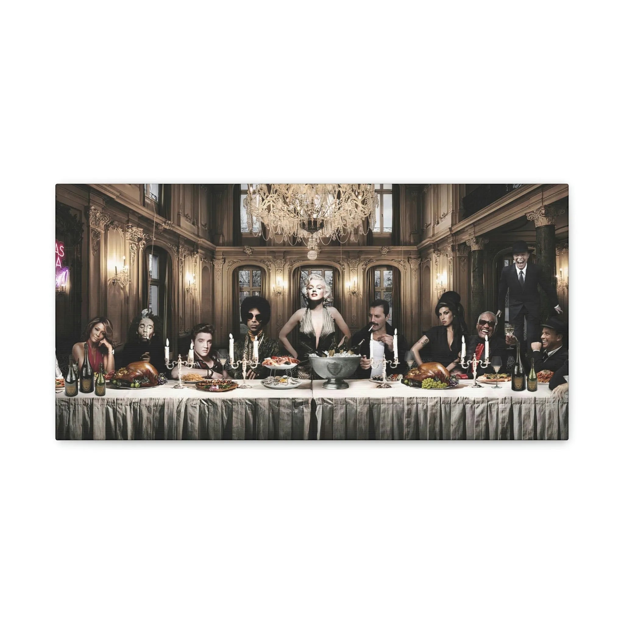 Famous Celebrities The Last Supper Canvas Gallery Wraps