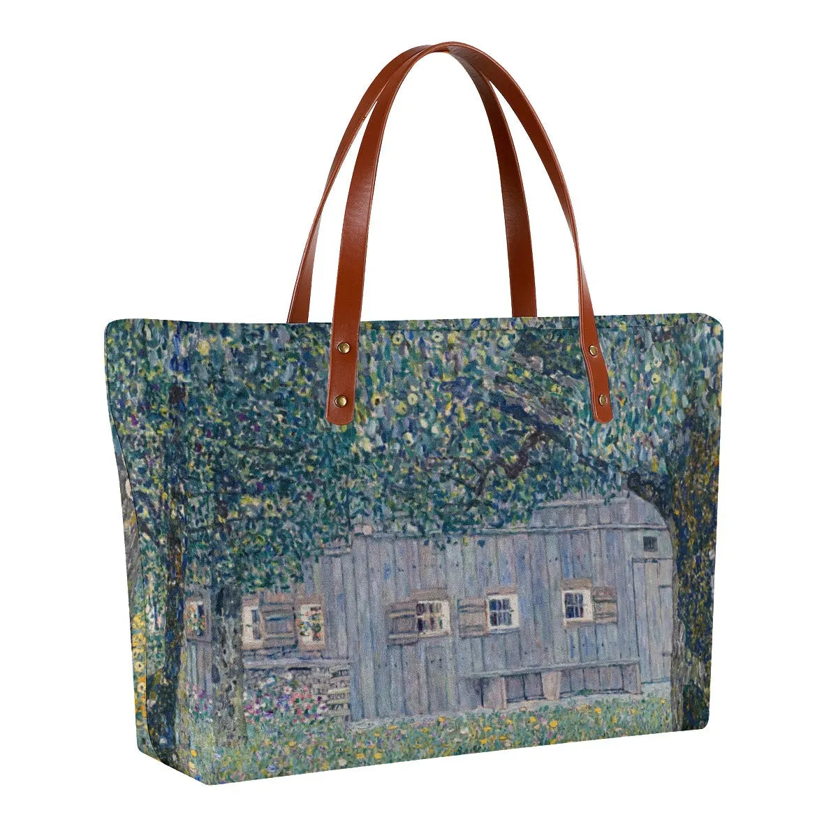 Farmhouse in Upper Austria by Gustav Klimt Tote Bag