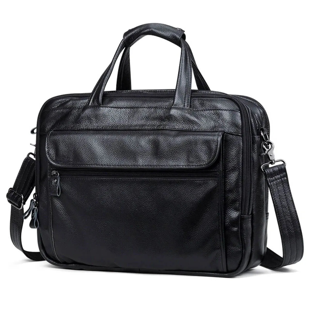 Fashion Genuine Leather Business Casual Office Bag