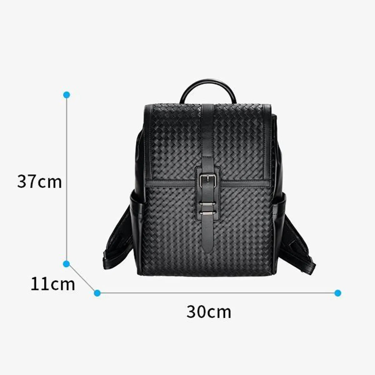 Fashion Genuine Leather Luxury Business Backpack