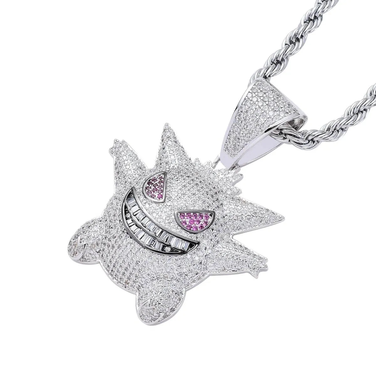 Fashion Hip Hop Iced Out Pendant Chain Necklace