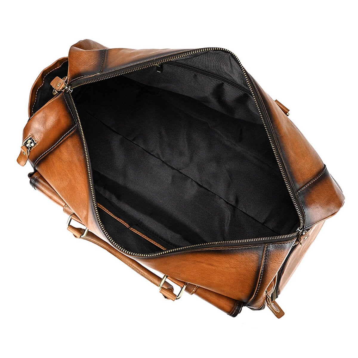 Fashion Retro Cowhide Luggage Travel Bag