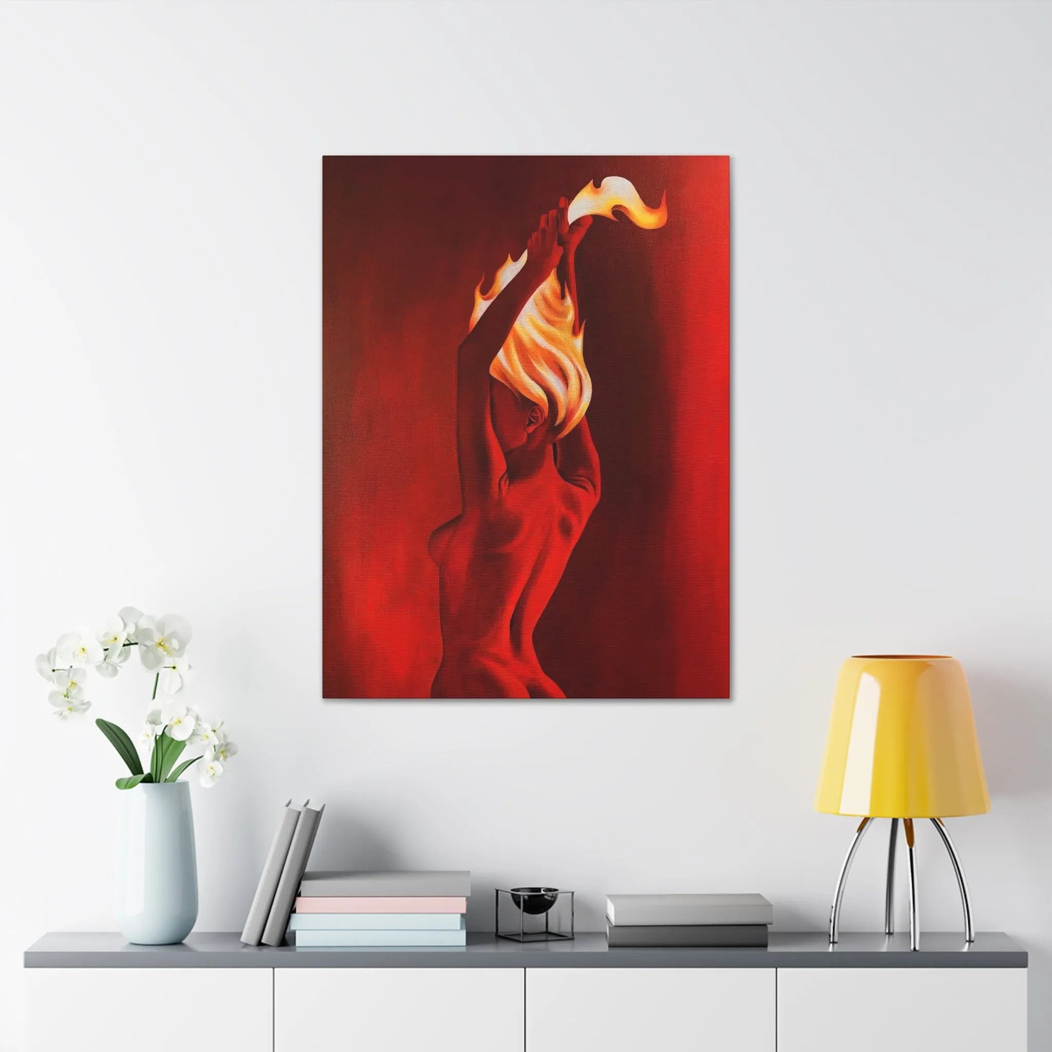 Expressive Feminine Energy Painting