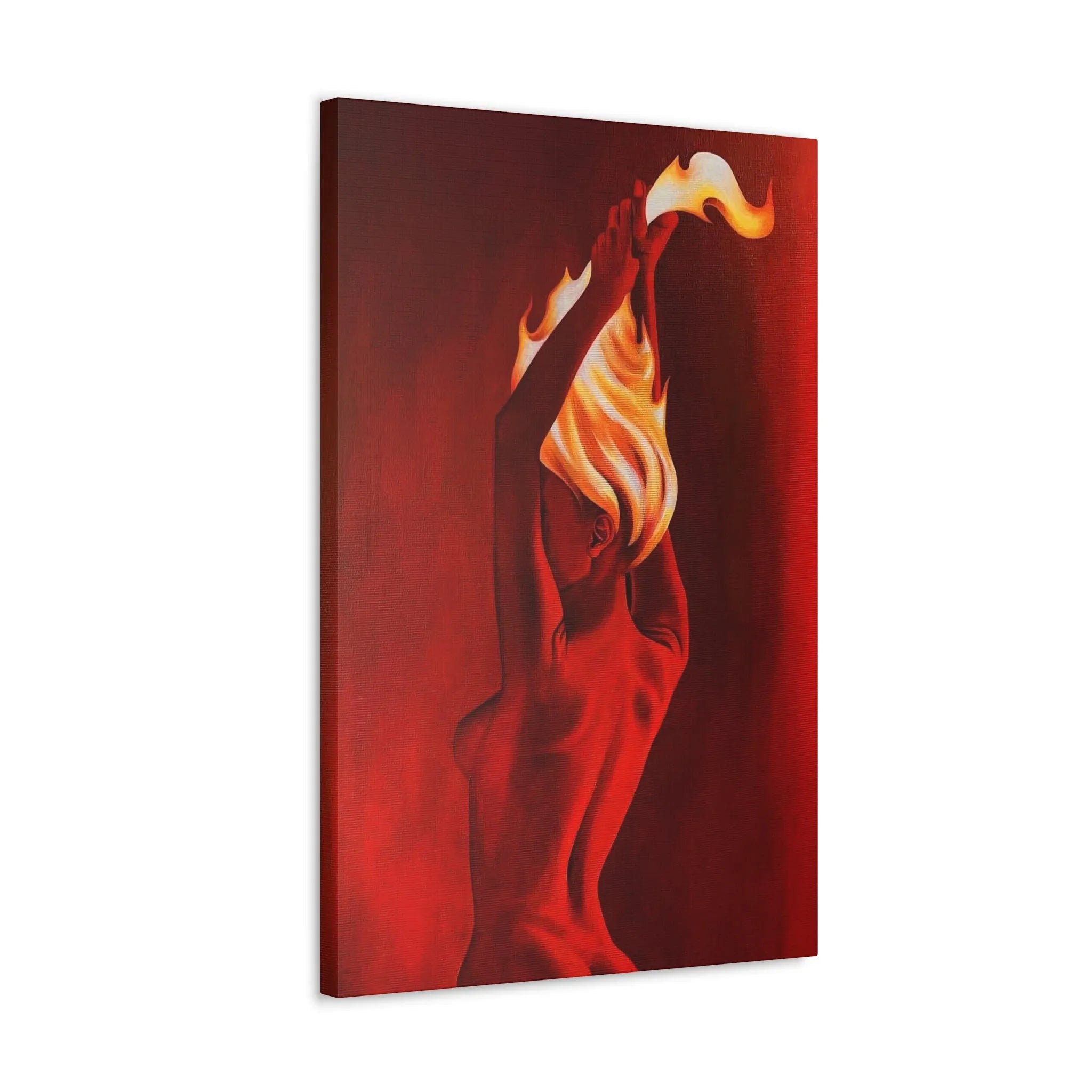 Seductive Fiery Lady Wall Hanging