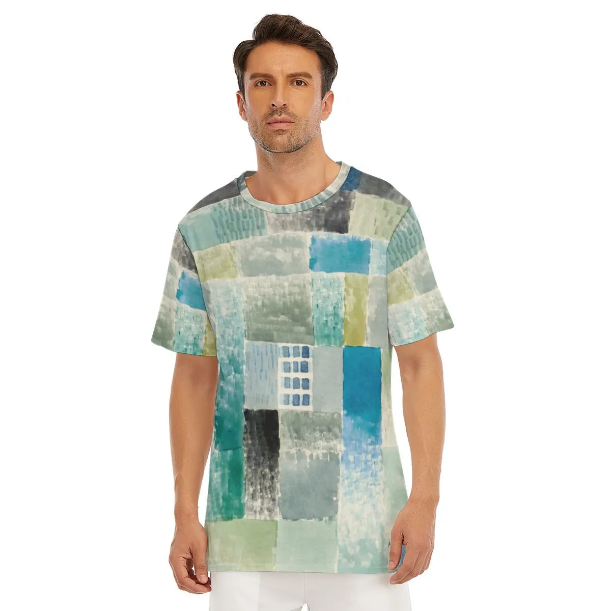 First House in a Settlement Paul Klee T-Shirt - Art Tee