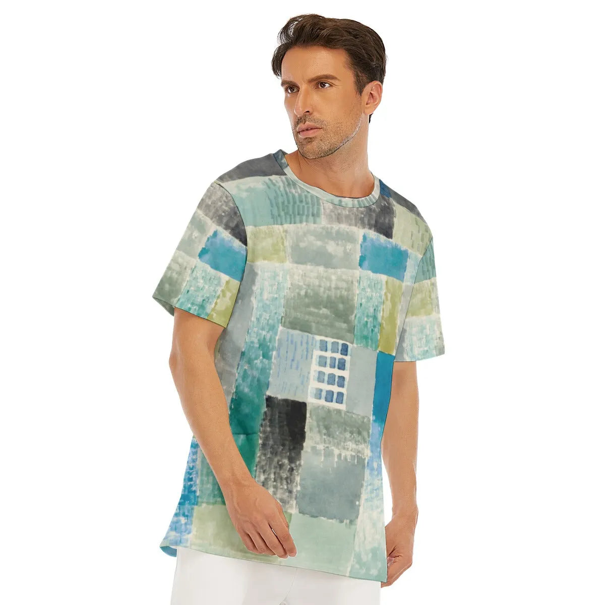 First House in a Settlement Paul Klee T-Shirt - Art Tee