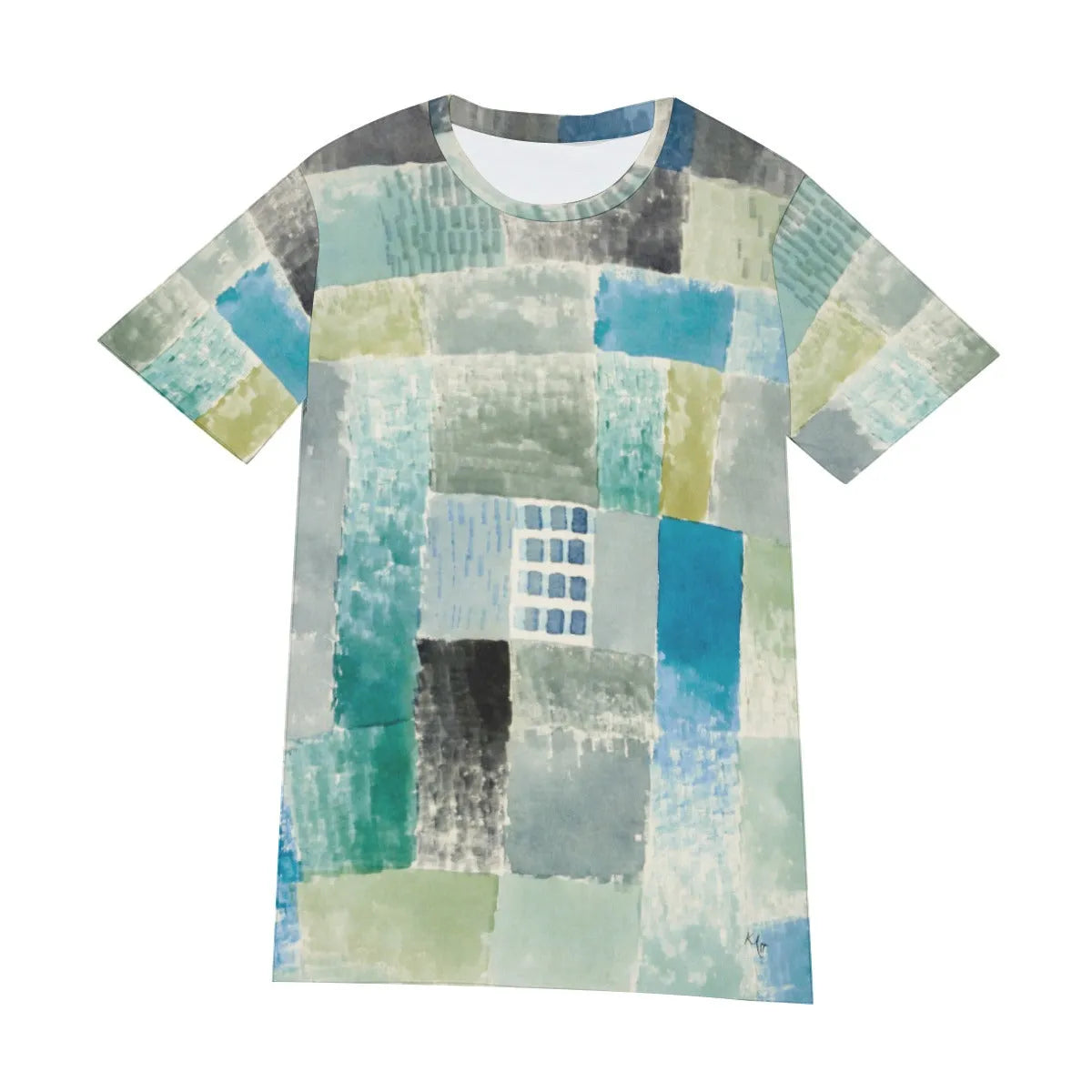 First House in a Settlement Paul Klee T-Shirt - Art Tee