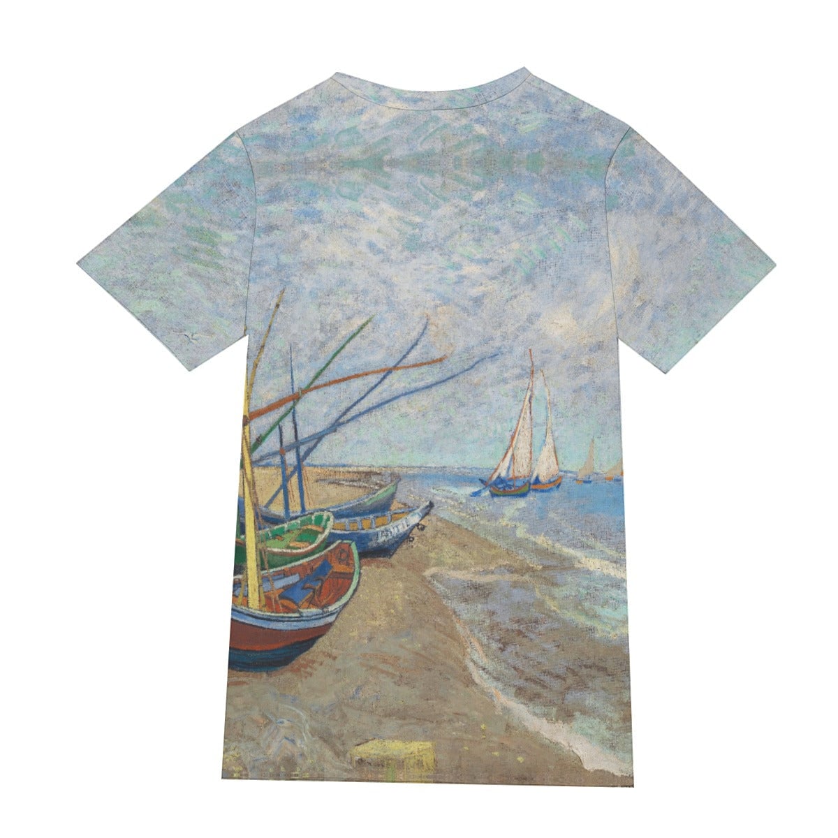 Fishing Boats on the Beach at Saintes-Maries T-Shirt