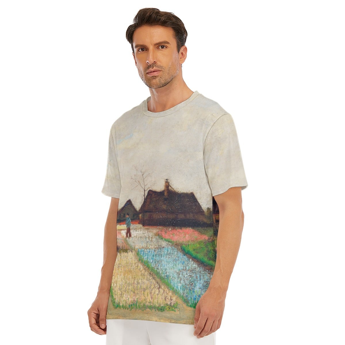Flower Beds in Holland by Vincent Van Gogh T-Shirt