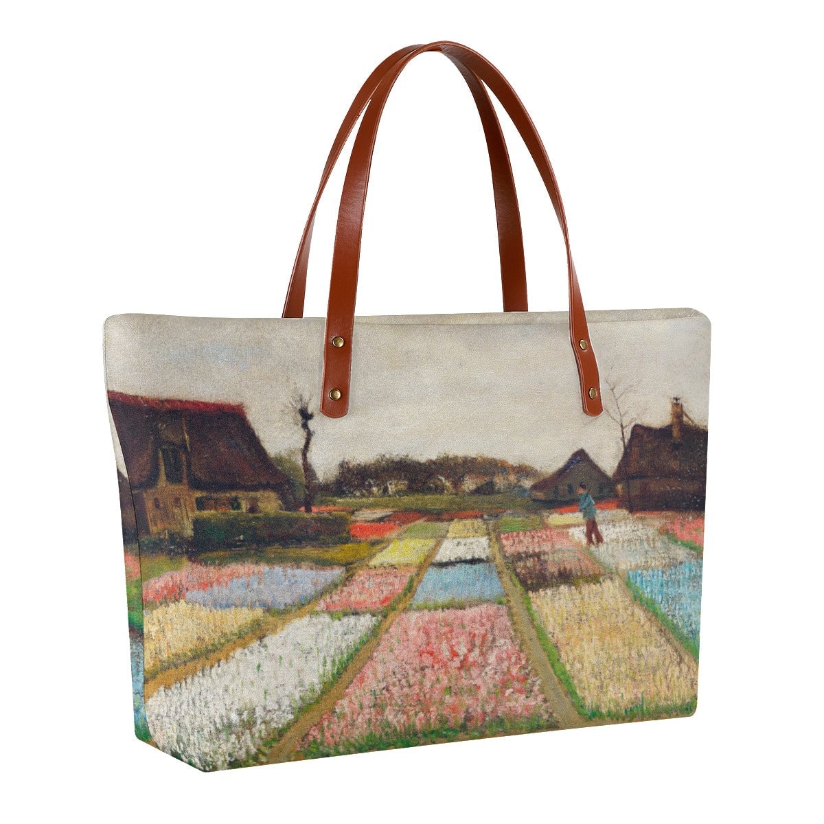 Flower Beds in Holland by Vincent Van Gogh Tote Bag