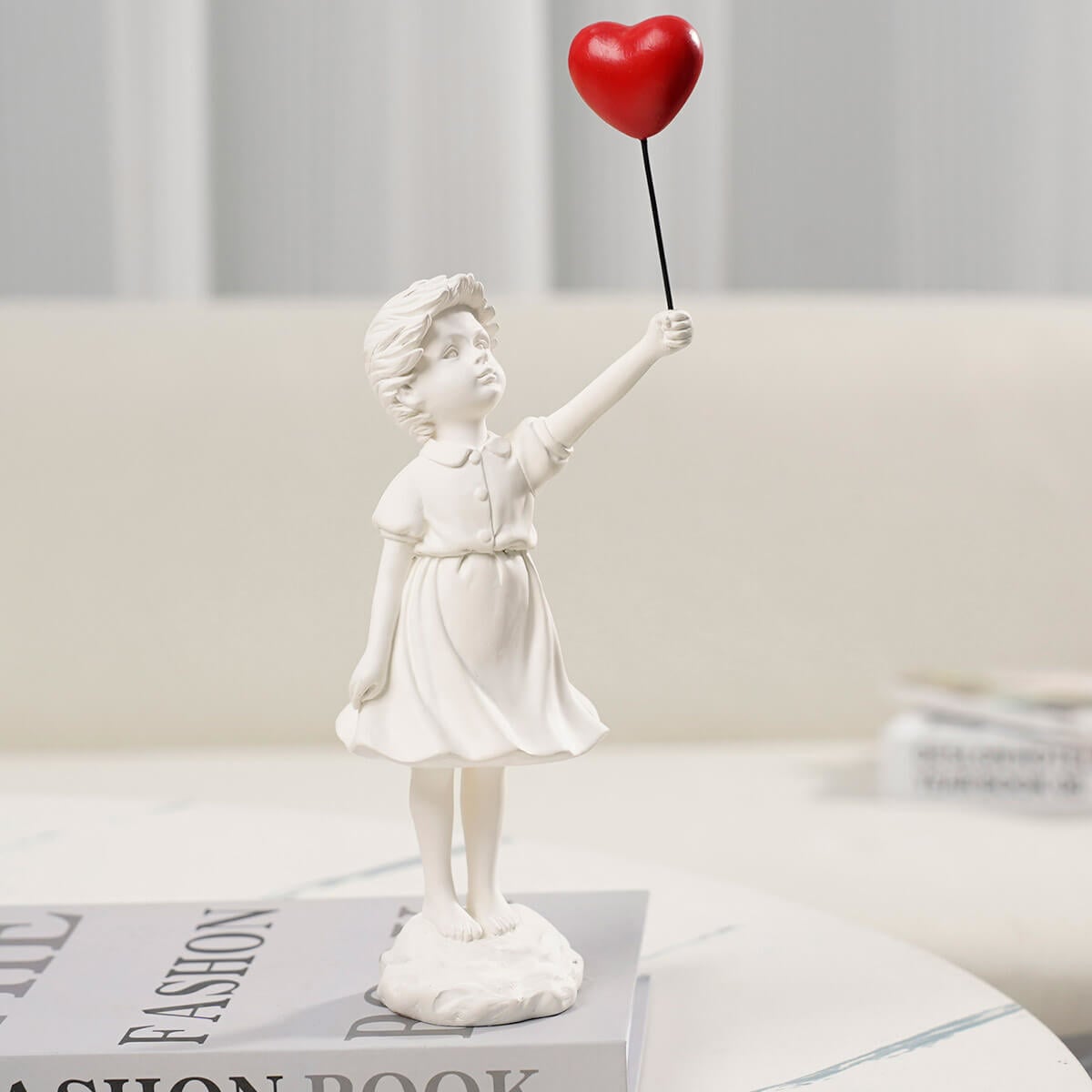 Banksy Flying Balloon Girl Figurine