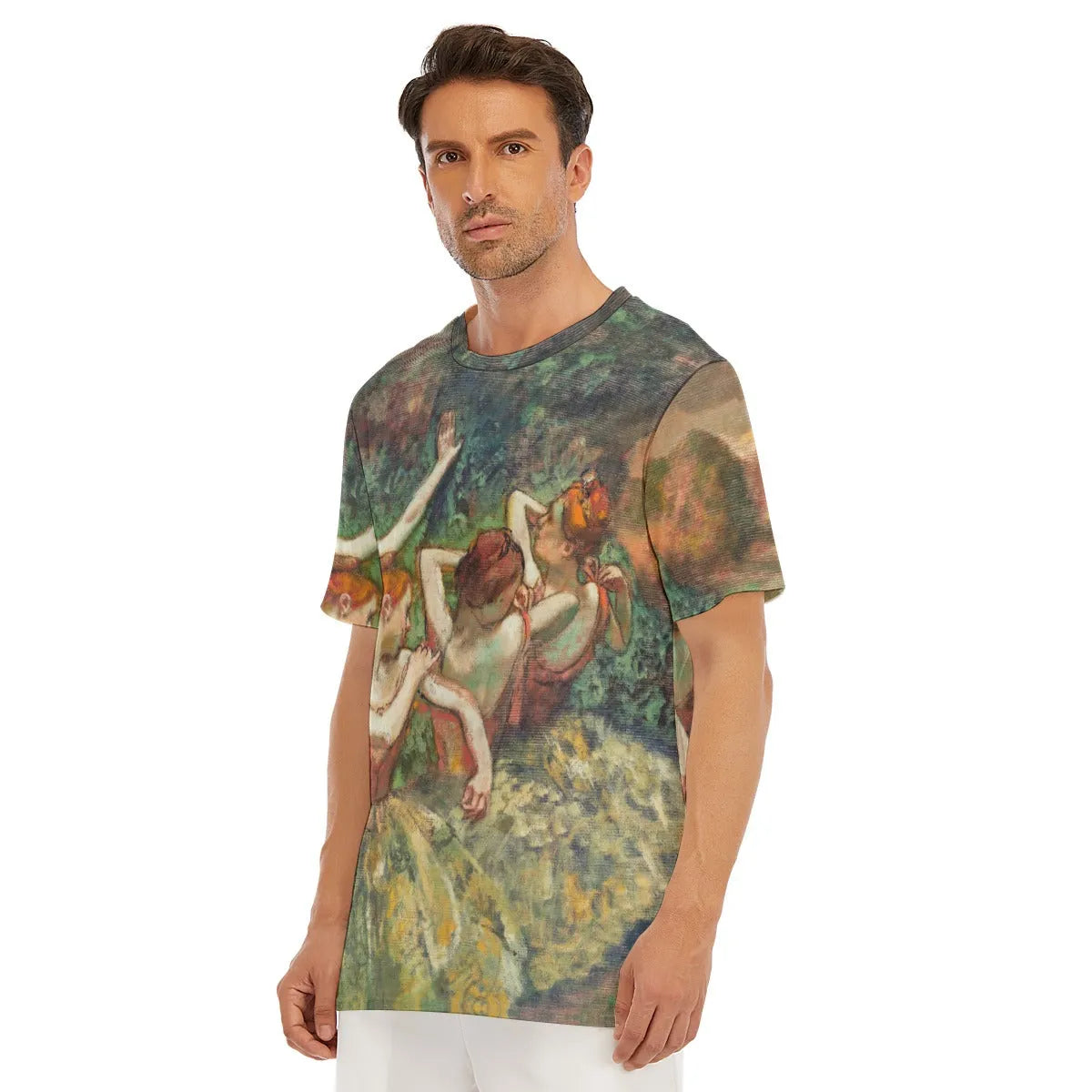 Four Dancers Ballet painting by Edgar Degas T-Shirt