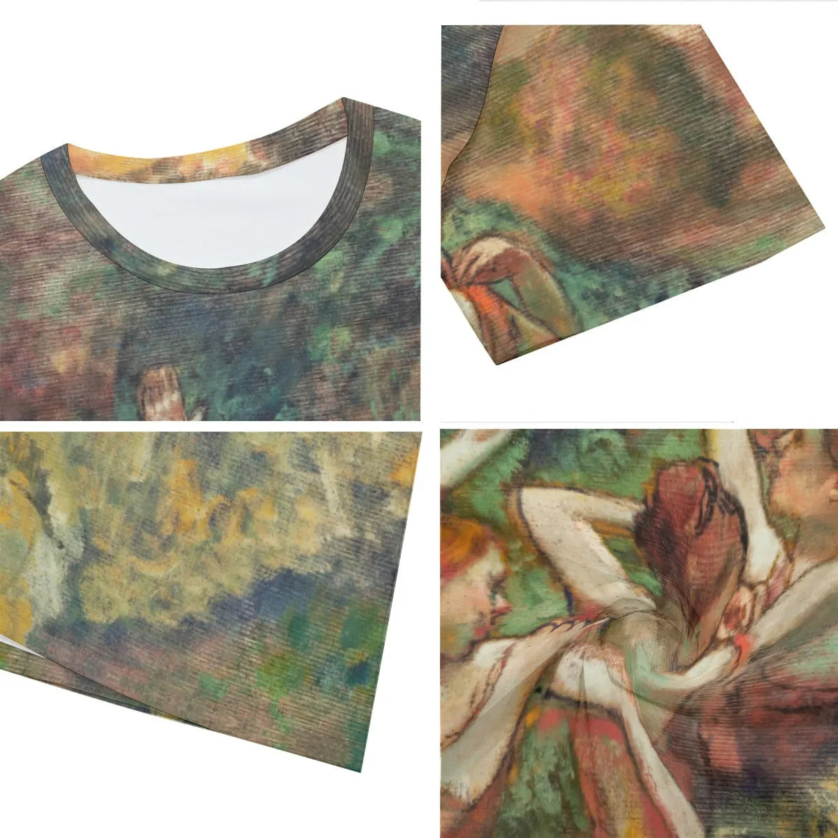 Four Dancers Ballet painting by Edgar Degas T-Shirt