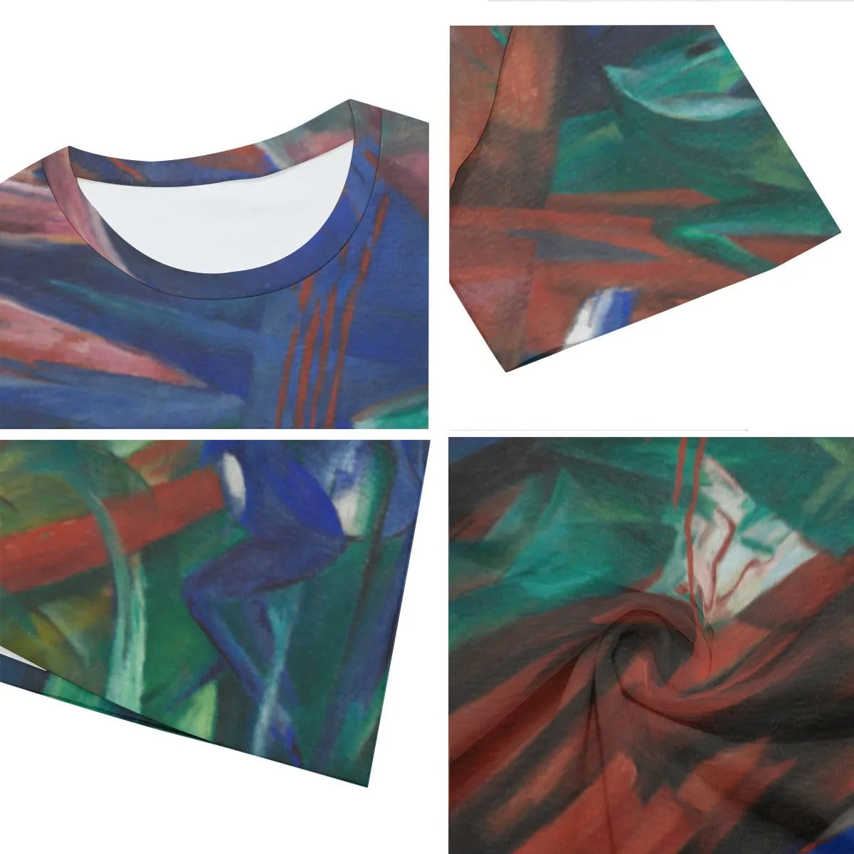 Franz Marc’s Animal Fates T-Shirt - Famous Painting Art Tee