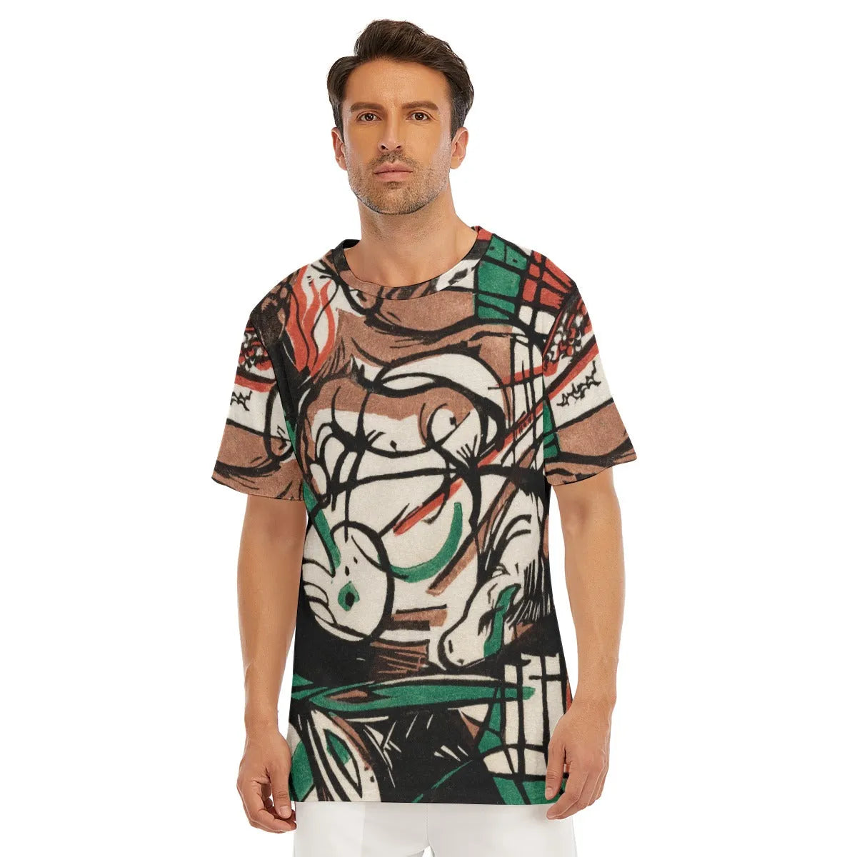 Franz Marc’s Birth of Horses T-Shirt - Perfect for Art Lover