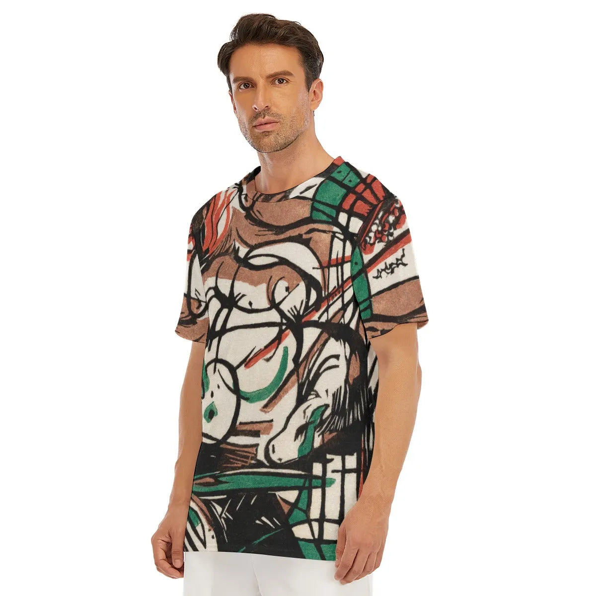 Franz Marc’s Birth of Horses T-Shirt - Perfect for Art Lover