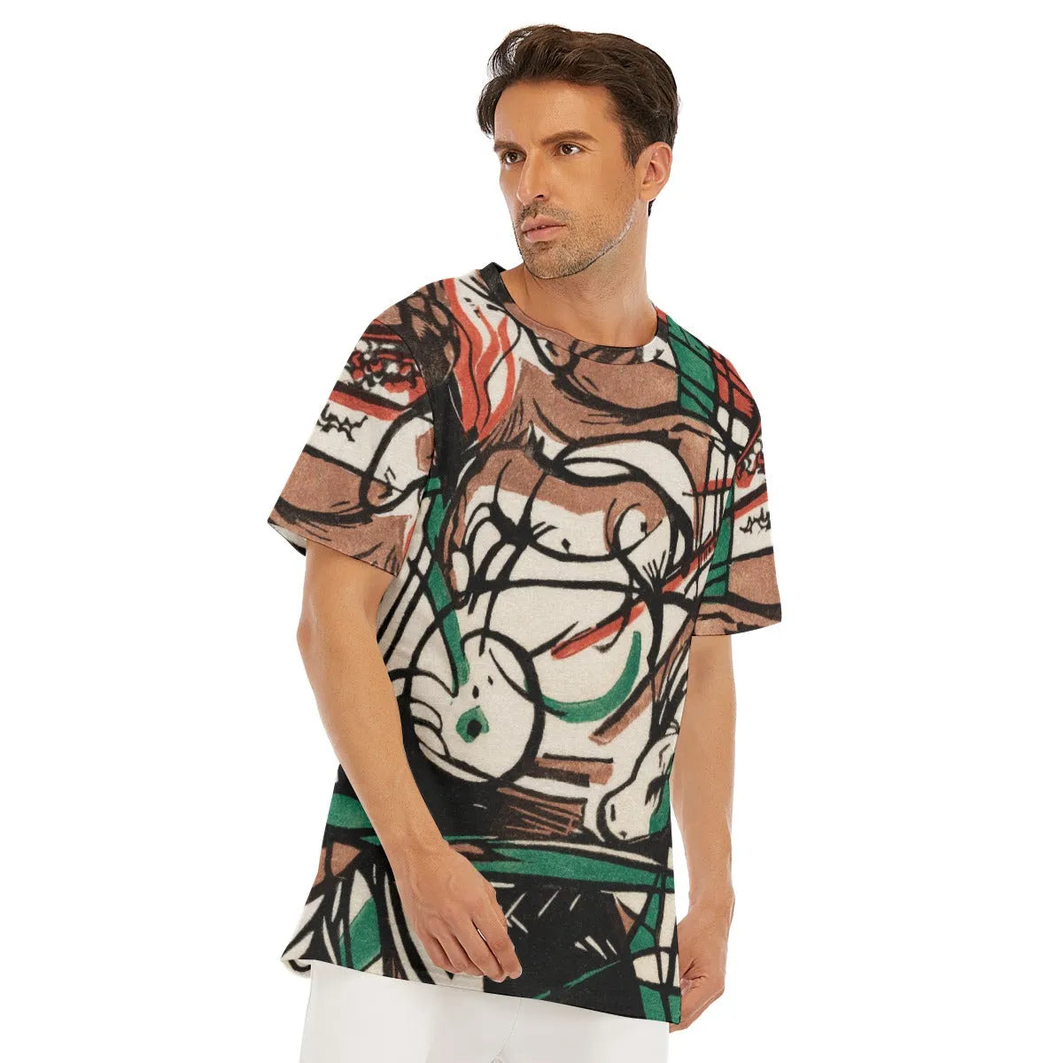 Franz Marc’s Birth of Horses T-Shirt - Perfect for Art Lover