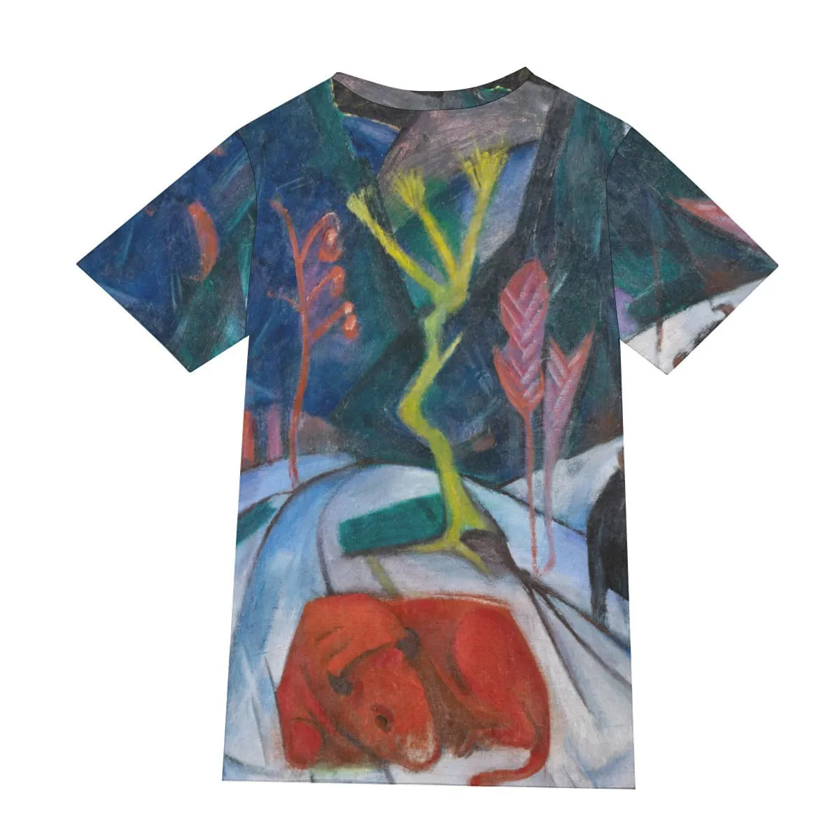 Franz Marc’s Bison in Winter T-Shirt - Unique Artistic Tee