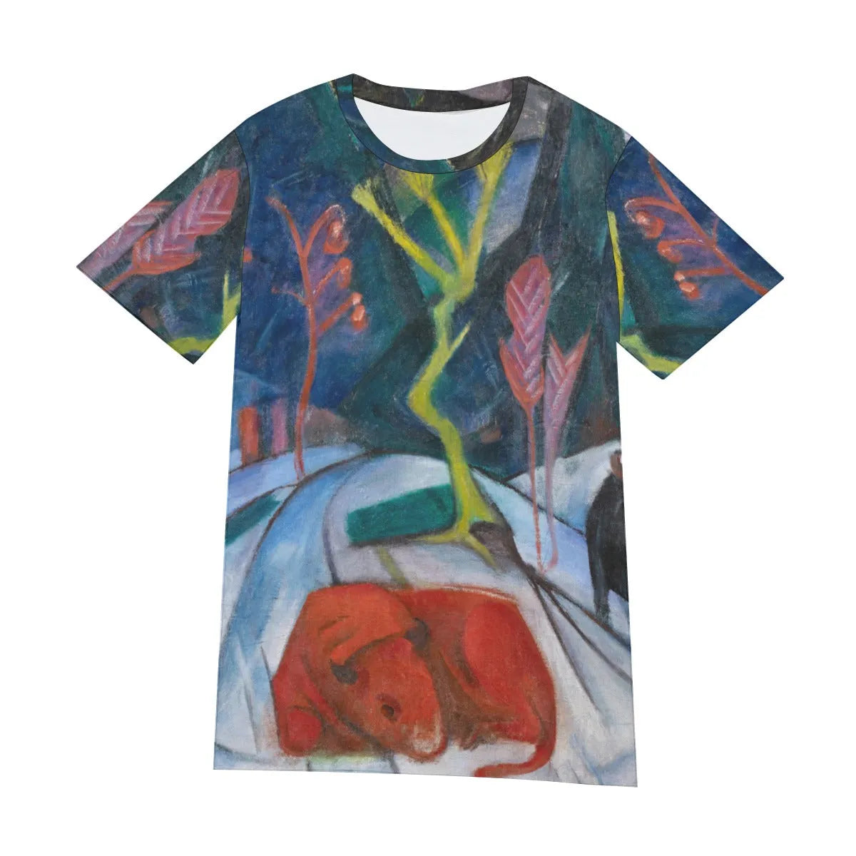 Franz Marc’s Bison in Winter T-Shirt - Unique Artistic Tee