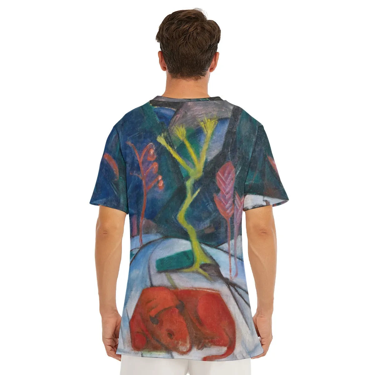 Franz Marc’s Bison in Winter T-Shirt - Unique Artistic Tee