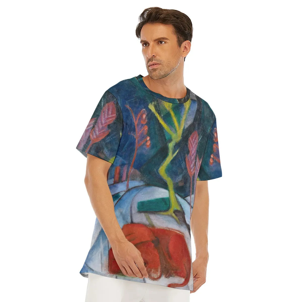 Franz Marc’s Bison in Winter T-Shirt - Unique Artistic Tee