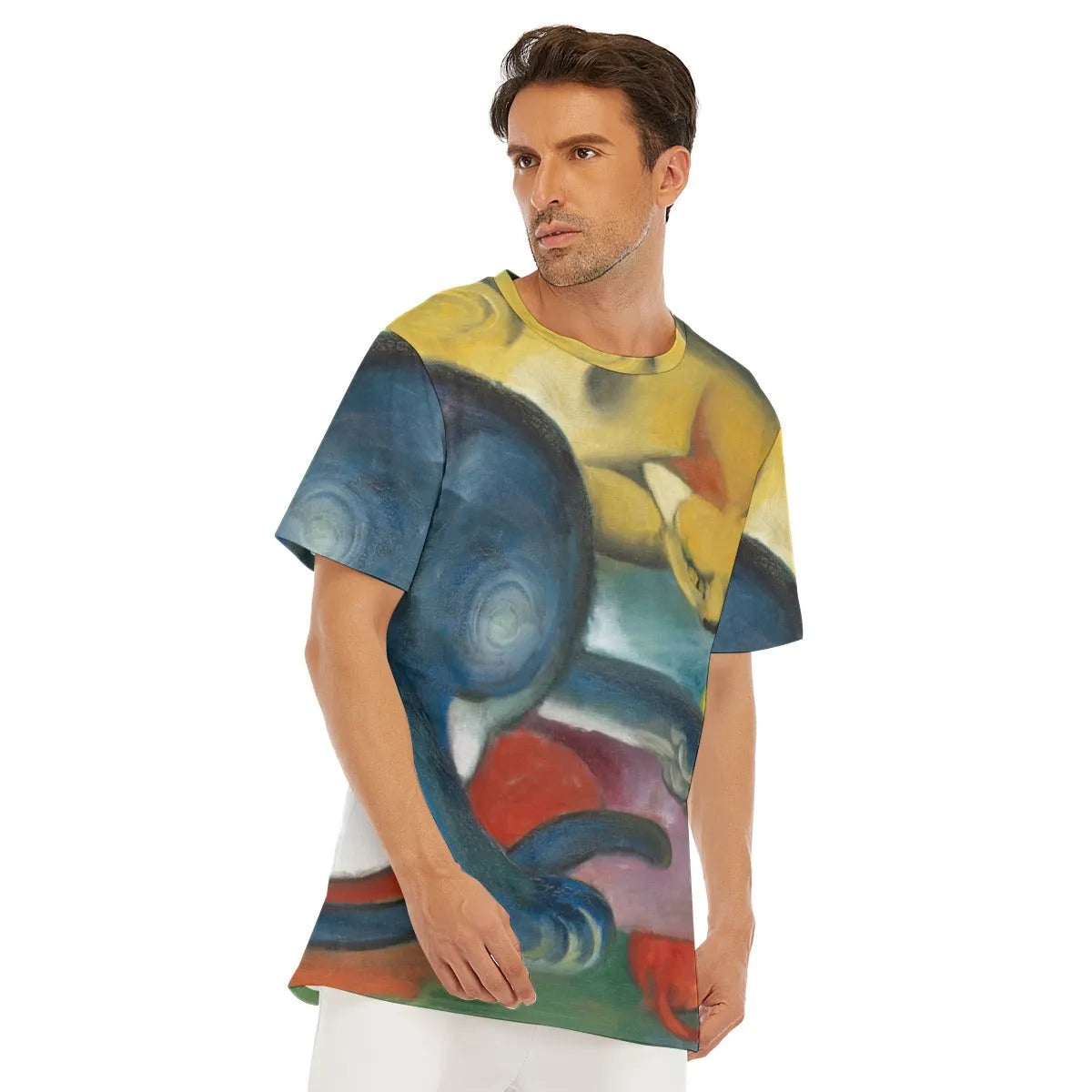 Franz Marc’s Two Cats Blue and Yellow T-Shirt