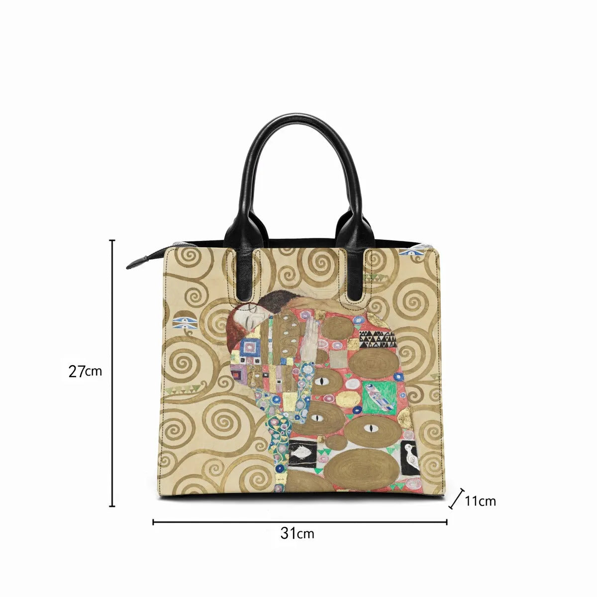 Fulfillment Gustav Klimt Painting Fashion Handbag