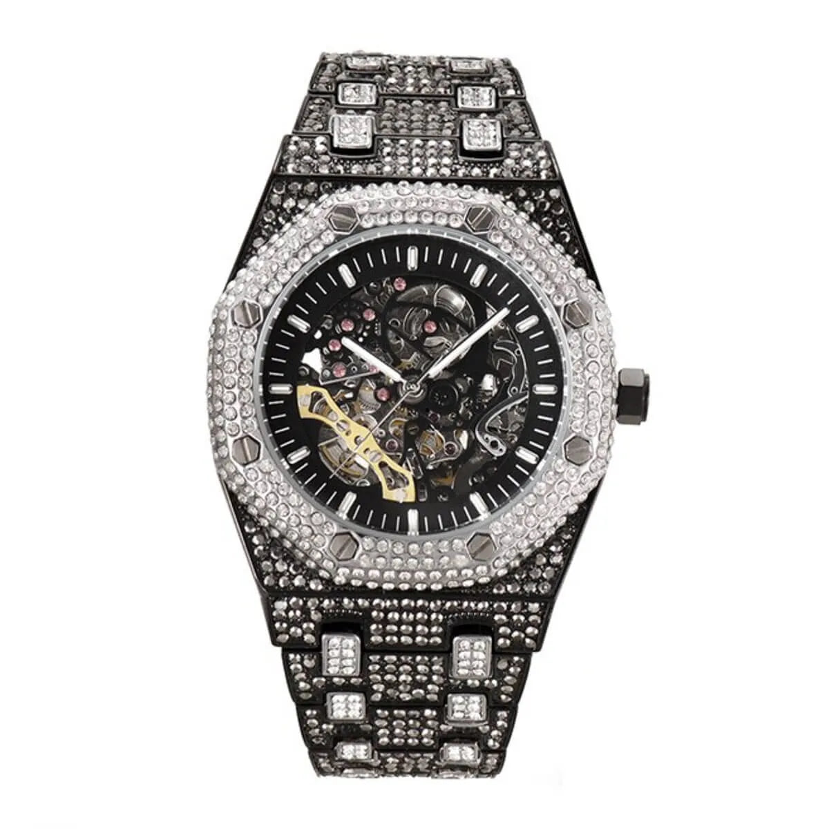 Full Diamond Waterproof Luxury Mechanical Watch