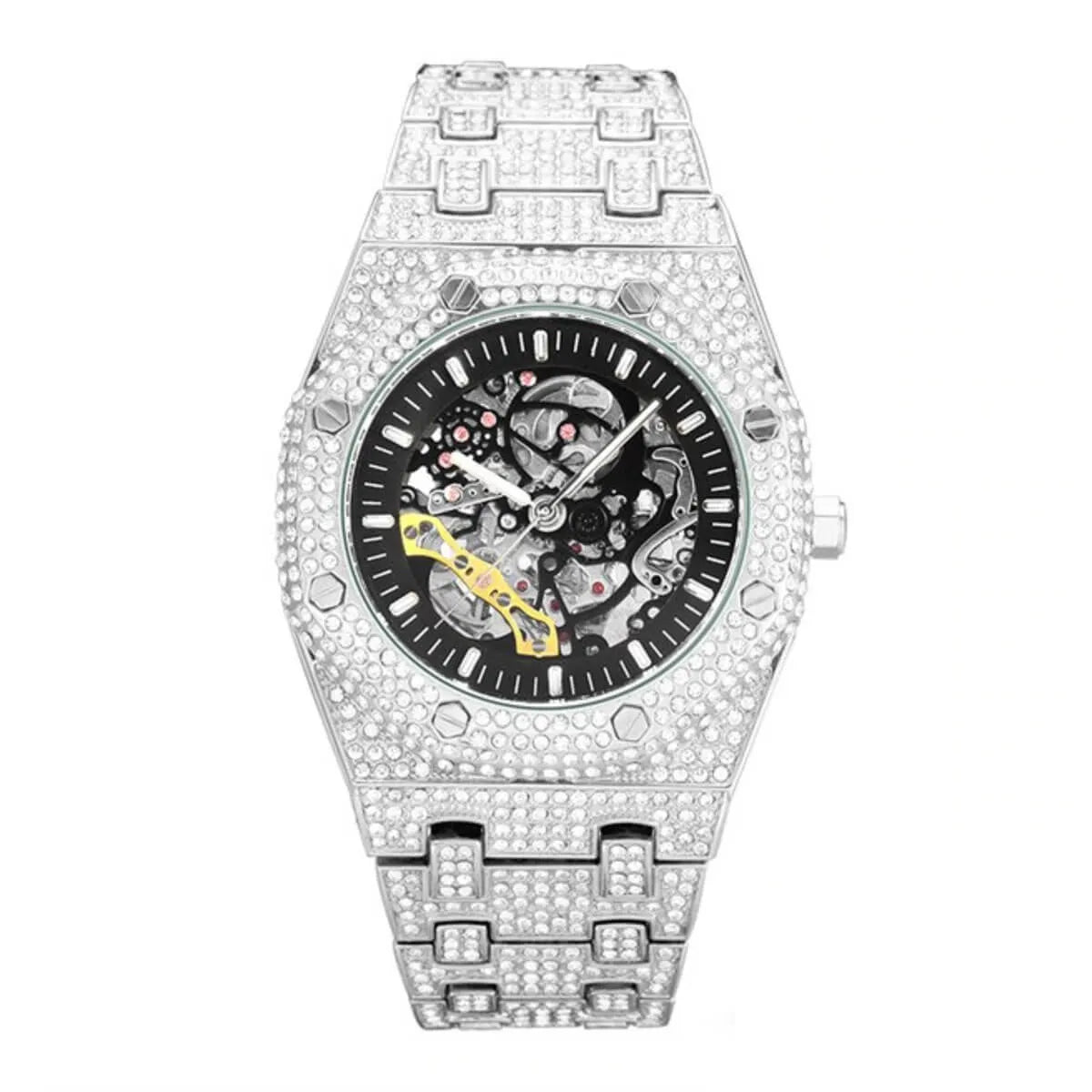 Full Diamond Waterproof Luxury Mechanical Watch