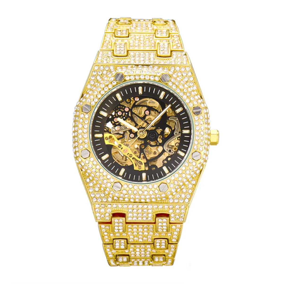 Full Diamond Waterproof Luxury Mechanical Watch