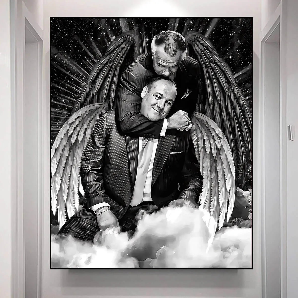 Gangsters and Angels Canvas Painting Print Wall Art