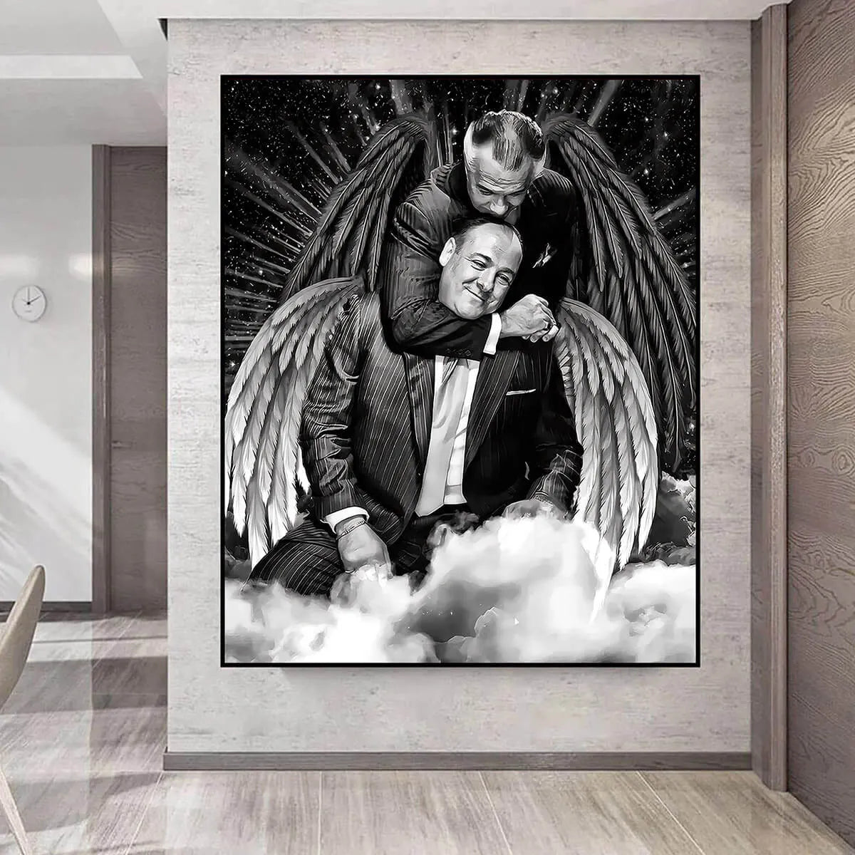 Gangsters and Angels Canvas Painting Print Wall Art