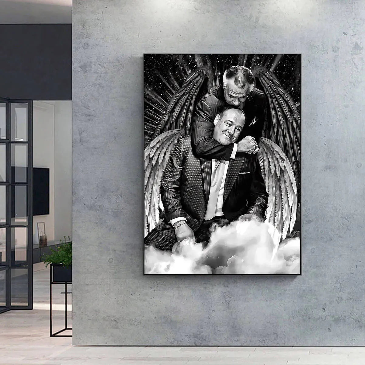 Gangsters and Angels Canvas Painting Print Wall Art