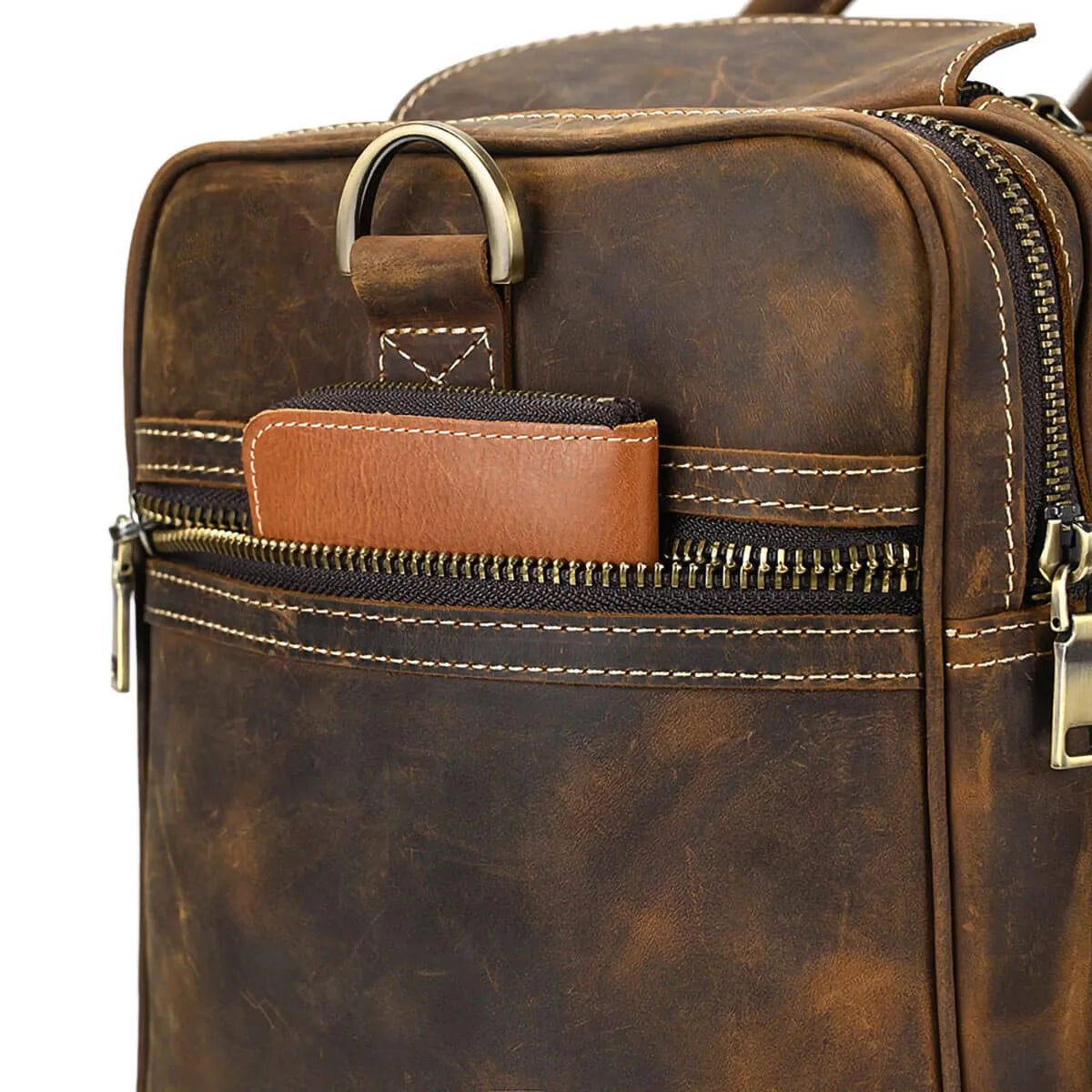 Handcrafted Vintage Luggage Bag