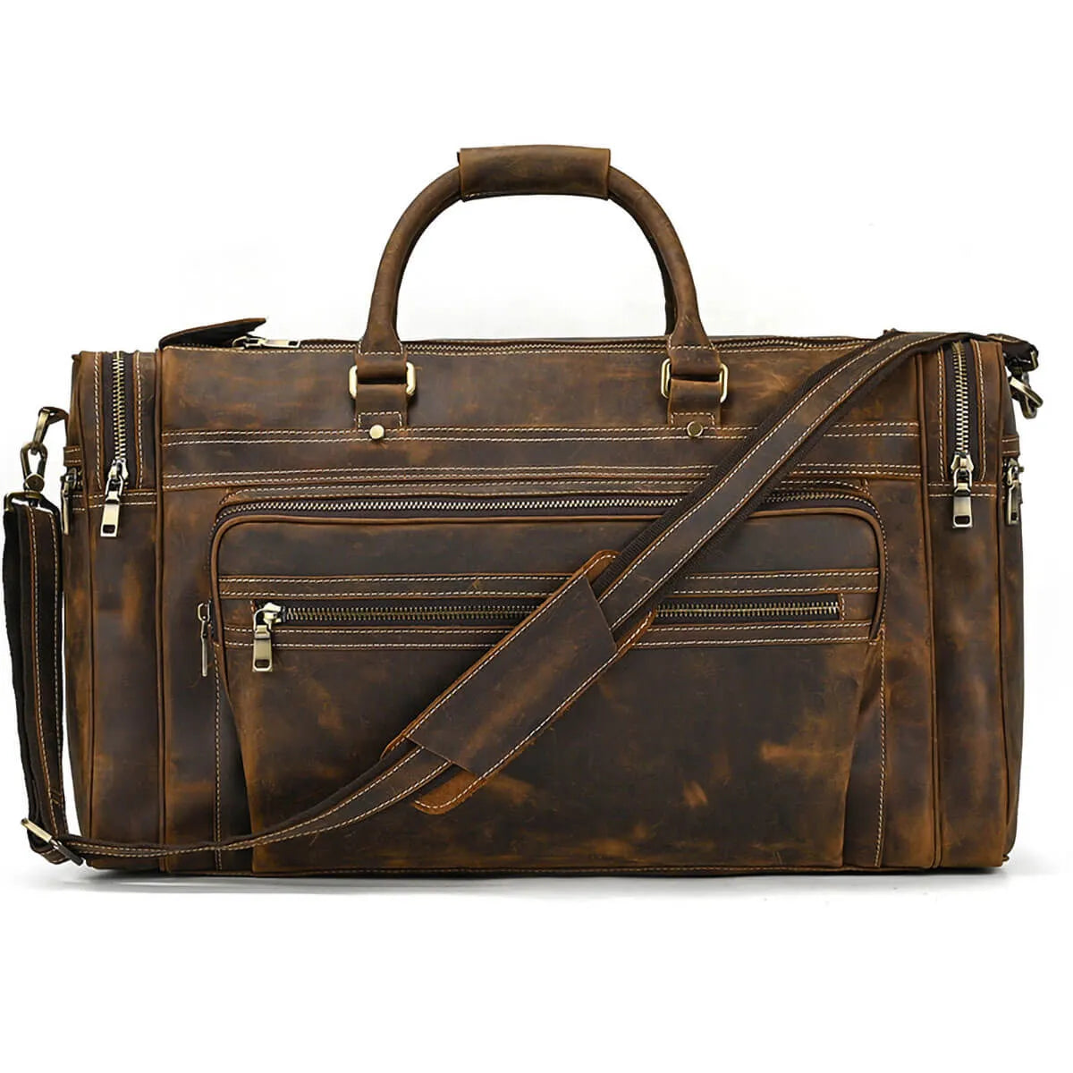 Genuine Leather Duffel Bag