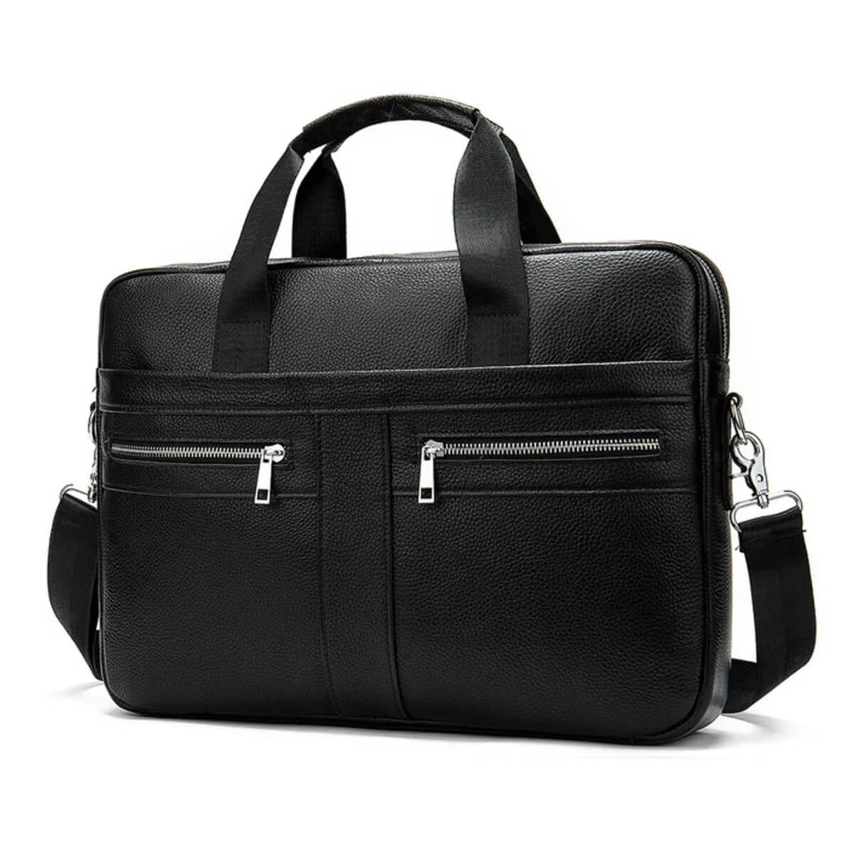 Genuine Leather Briefcase Premium Business Shoulder Bag