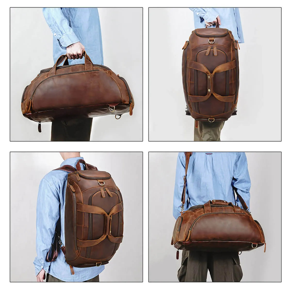 Trendy Leather Luggage