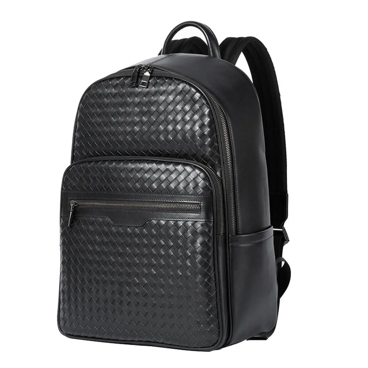 Genuine Leather Fashion Luxury Black Backpack