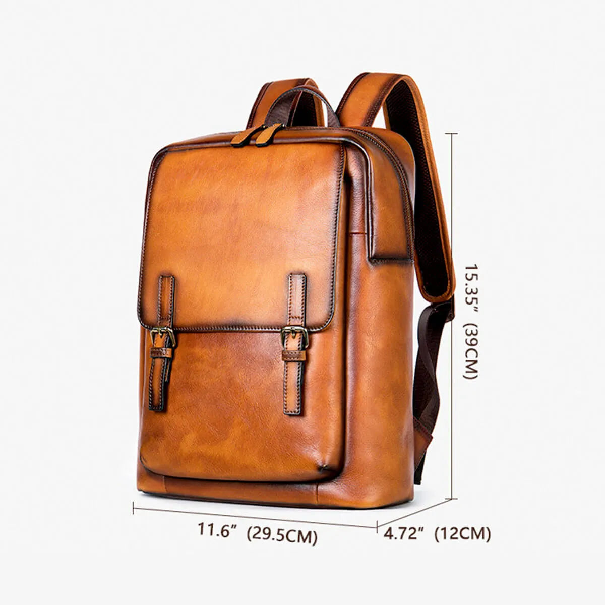 Genuine Leather High-Quality Cowhide Business Backpack