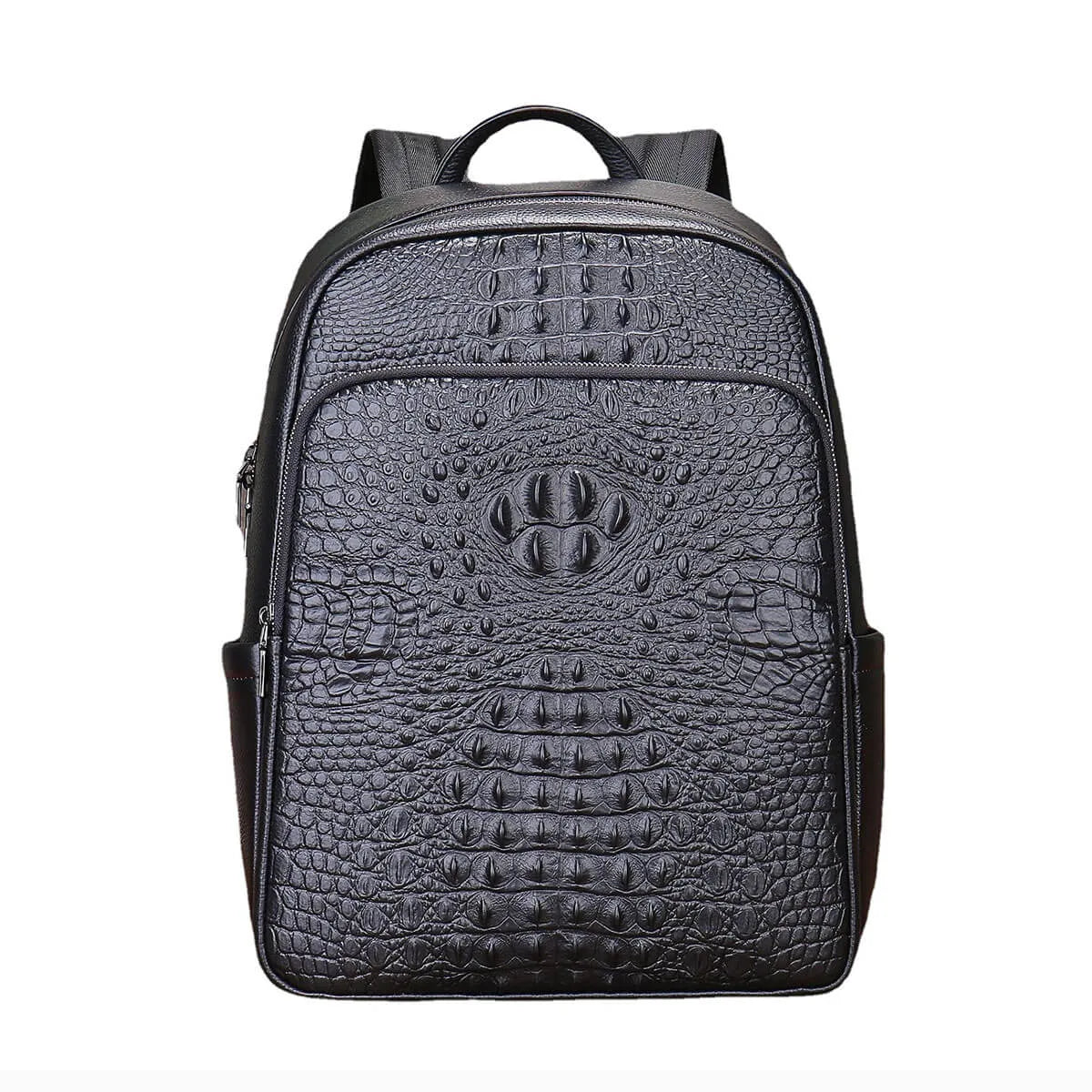 Genuine Leather Luxury Alligator Natural Leather Backpack