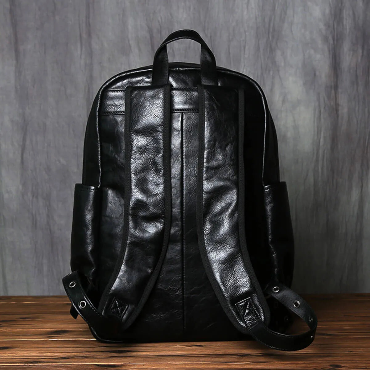 Genuine Leather Top Layer Cowhide Casual Luxury Backpack