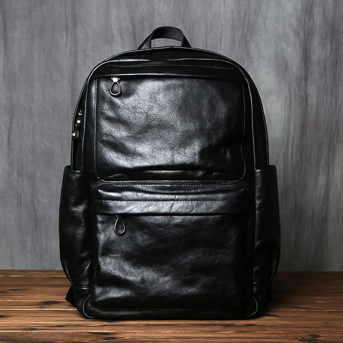 Genuine Leather Top Layer Cowhide Casual Luxury Backpack