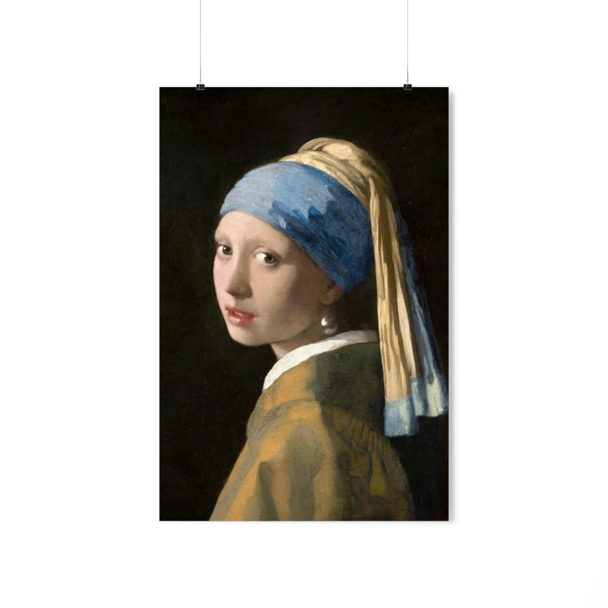 Girl with a Pearl Earring Johannes Vermeer Premium Posters