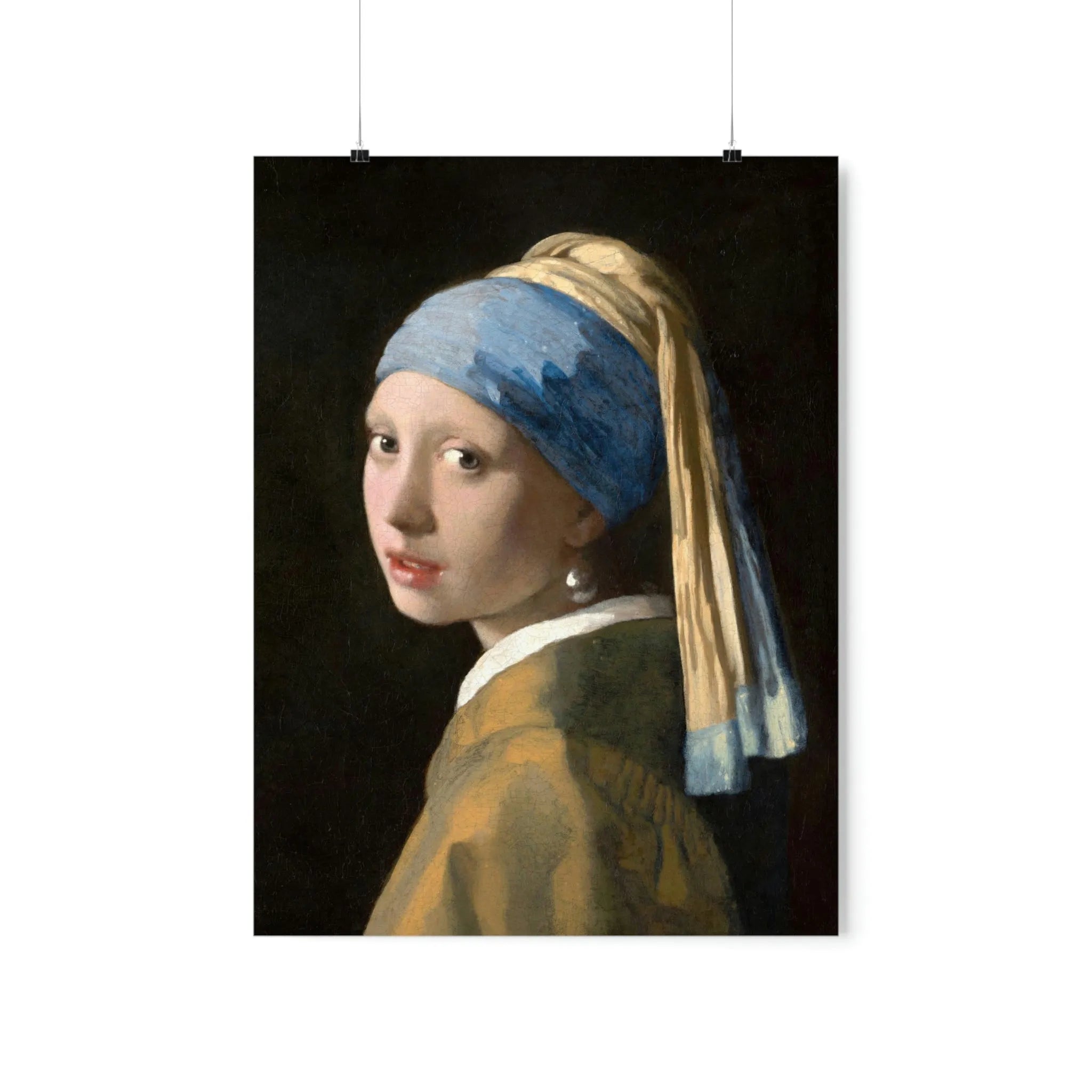 Girl with a Pearl Earring Johannes Vermeer Premium Posters